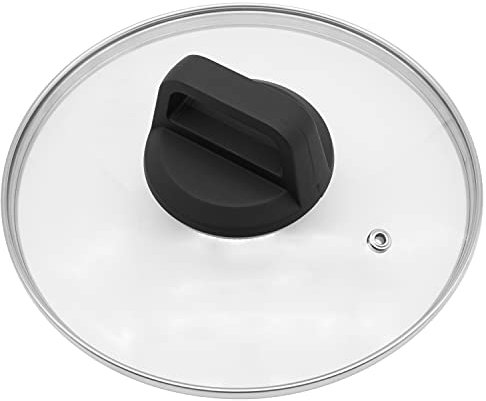Tempered Glass Saucepan Casserole Frying pan Lid Designed to Fit All (14 cm, 16 cm, 18 cm, 20 cm, 22 cm, 24 cm, 26 cm, 28 cm, 30 cm, 32cm,) Replacement Lids for Pans and Pot, (20 cm (8 inch))
