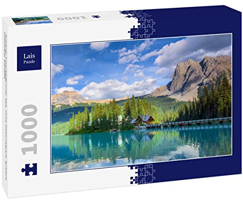 Lais Puzzle Schöner smaragdgrüner See, Yoho Nationalpark, Britisch Columbia, Kanada 1000 Teile