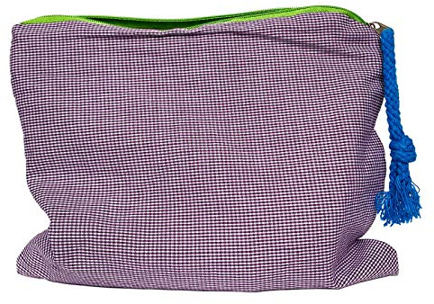 FIYUK Makeup Bag Portable Pouch Purse Bag Travel Cosmetic Storage Organizer Lightweight for Women (Purple)