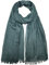 Damen Sommer Schals Baumwolle Leichte Große Lange Gaze Damenschal Eleganter Plain Tücher 75”×43”,Dunkelgrün