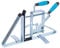 OX 490X300MM Pro Solid Steel Door Clamp