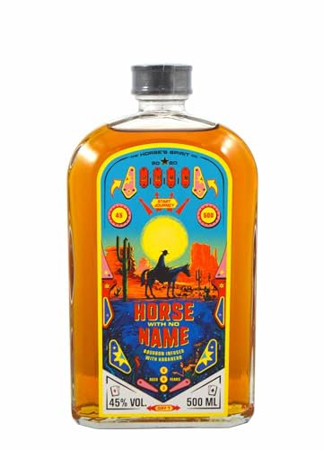 Horse With No Name – Bourbon Whiskey mit Habanero – Amerikanischer Whiskey aus Texas mit Noten von Eiche, Vanille und Kokosnuss – 1 x 0,5 l