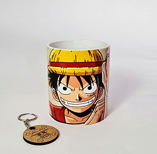 TusPersonalizables.com Mug - One Piece Series (One Piece Luffy Fist) - Ceramic - 350ml