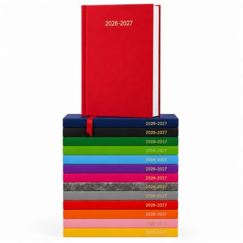 Top Sale 2024–25, A5, Wochenansicht, Akademischer/Halbjahrskalender – Rot