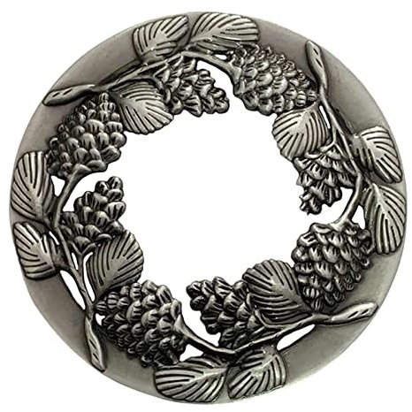 Baoblaze Retro Jar Candle Topper Deckel Kerzenabdeckung Kerzenschirme Zinklegierung Duftverteilung Stabiles Eingraben für Jar Candles Home Decor, Silber