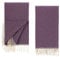 Tuiste Saunatuch Violett 2er Pack, Saunakilt Damen und Herren, Strandtuch, Saunahandtuch, Picknickdecke, Hamamtuch%100 Baumwolle, Strandtücher, Strandhandtuch XXL, Badehandtuch 100x180