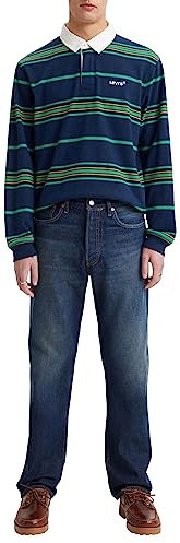 Levi's Herren 501 Original Fit Jeans Jeans, Low Tides Blue, 33W / 34L