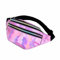 YSTrillion Fashion Waist Bag,Bauchtasche Mode Damen Herren Glitzer,Sport PU Leder Wasserdicht Reflektierender Hüfttasche mit Verstellbarer Gurt für Alltag Wandern Sport Gürteltasche(Rosa