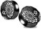 Vankula Ohr Flesh Tunnel Double Flared Plug Hohl Edelstahl für Gestreckte Expander Ohrpiercing 12mm(1/2) Schwarz