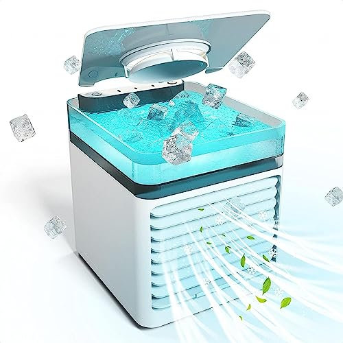 Purificatore D'Aria, Ultra Silenzioso Condizionatore Portatile - Basso Consumo Energetico Climatizzatore Portatile, per L'Ufficio Viaggi Per Famiglie