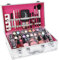 LOVE URBAN BEAUTY Essentials Veganer Make-up-Koffer – 64-teiliges veganes Make-up-Set für Teenager – Elegante silberne Box – Kompaktes und leichtes Design – Reisefreundliches Damen-Make-up-Set