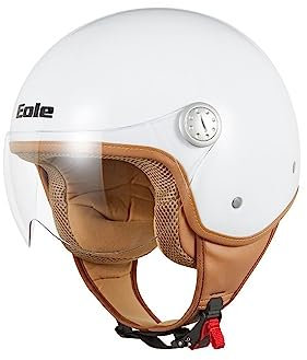 EOLE Casque Jet ROAD Blanc Brillant