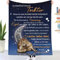 Kuscheldecke Flauschige an Unsere Tochter von Mama und Papa, Personalisierte Geschenk Decke für Tochter Von Eltern, Super Weich Briefdecke für Weihnachten Geburtstag Graduierung,18 Geburtstag Mädchen