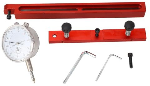 Digital Dial Indicator Table Saw Gauge High Accuracy Long Aluminum Alloy Basic Kit for Woodworking Aligning Calibrating Work Shop Machinery Table Corrector Saw