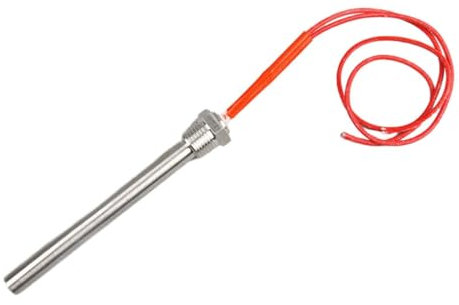 F Fityle Accenditori a caldo Parte Accenditori a caldo M16 * 1.5 per pellet di legno Riscaldamento da campeggio Tubo di riscaldamento Accenditori 220V, 15 cm220v300w