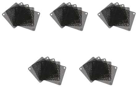 5 Computer Filter 60mm PC Case Fan Dustproof Cover PVC Cable Fan Card Board