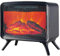 Avilia Caminetto Elettrico con Effetto Fiamma Finta - Potenza e Termostato Regolabile 800/1600W per un Riscaldamento Efficace e un Controllo della Temperatura Ottimale - 34x18x30 cm