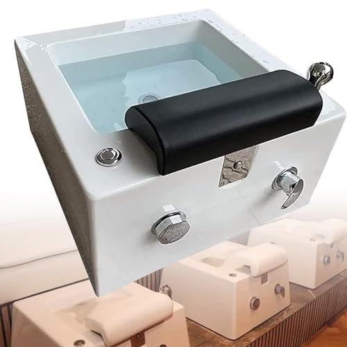 Pedicure Foot Spa Bathtub, Portable Relaxing Feet Spa Tub, Acrylic Sink Spa Foot Shower Wash Salon, Pedicure Bowl with Foot Bath & Sink Spa Features, for Home Office Salon Use