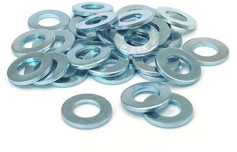 Unterlegscheiben - DIN 125 Form A, Beilagscheiben Stahl verzinkt (M20, 50 Stück)