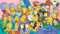 VRYOP 2000-teiliges Puzzle, Puzzle - Vollfarbiges „Die Simpsons beim Fernsehen“ - Kartonpuzzle für alle Altersgruppen, 70 x 100 cm