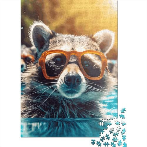 Swimming Pool Jigsaw Puzzles For Kids 1000 Piece High Challenging DIY Large Puzzle Educational Toy Funny Family Games Unique Home Decor 1000pcs (75x50cm)