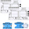BGCYEGD ECG Ruler, 7 Step ECG Interpretation Tool, Transparent EKG Calipers, Easy-to-Carry, Cardstock Plastic