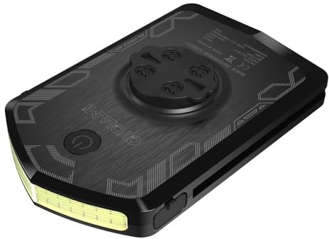 KYCO - Lumière Avant pour vélo, Compatible compteurs Garmin/Wahoo/iGPSPORT - 120 Lumens - 5 Modes d'éclairage - Léger 112 g - Batterie Haute capacité jusqu'à 70 h - Recharge USB