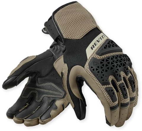 Revit Sand 5 Motorrad Handschuhe, sand/schwarz, 2XL