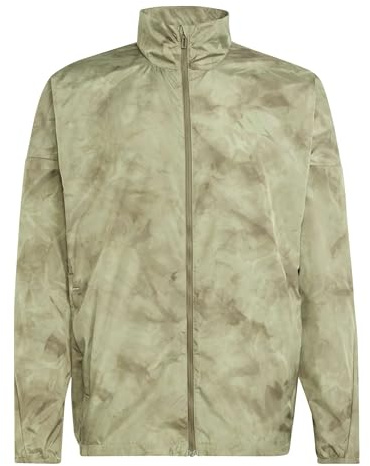 adidas Men's Terrex Multi Spray Dye CLIMA365 Wind Jacket, tent green/olive strata, S