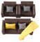 EHZBRCN Handgefertigte Winzige Couch Dollhouses Single Sofa Set Holz Liebessitzer Für Realistische Schlafzimmerszenen Miniatur Wohnzimmermöbel