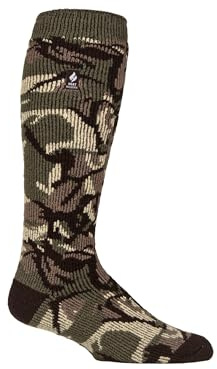 HEAT HOLDERS SOCKSHOP Mens Original Patterned Long Socks – 1 Pair 2.3 TOG Thermal Insulated Soft Brushed Lining Warm Thick Winter Footwear for Cold Weather, UK Size 7-11