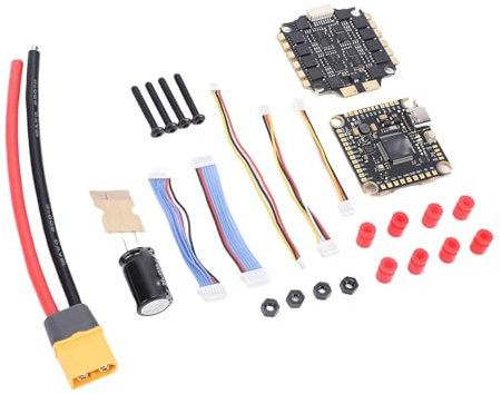 Bnineteenteam Flight Controller F405 V4S Plus, Kunststoffmaterial, Hochpräzise Drohnensteuerung, 65A Bürstenloses ESC-Board, Geeignet für FPV-Drohnen und RC-Enthusiasten