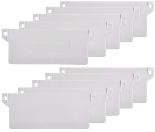 10 Lamellenvorhang Beschwerungsplatten 127mm Ersatzteile Set für Weiße | Zubehör für Vorhang Tür und Fenster im Wohnzimmer Schlafzimmer, Vertikaljalousie, Gewicht für Lamellen, 10 Stück