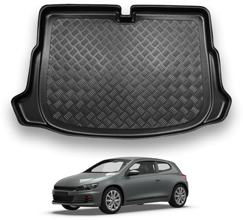NOMAD Boot Liner for VW Scirocco (2008-2017) Tailored Protector | Waterproof Tray Raised Edges Accessory Boot Mat Easy Install Pet Friendly All-Weather Custom Fit Trunk Mat Cargo Floor Liner