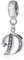 Charm-Anhänger aus 925er-Sterlingsilber, Buchstaben- und Initialen-Charms, Jahrestags- und Wort-Anhänger, passend für Pandora-Armbänder, Sterling-Silber Silber, Kein Stein