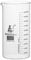 Eisco Borosilicate 3.3 Glass Beaker - 2000ml | Tall Form with Spout | 100ml Graduations | 241mm Tall | 119.5mm Inner and 122mm Outer Diameter | Scientific Glassware for Lab Measurements