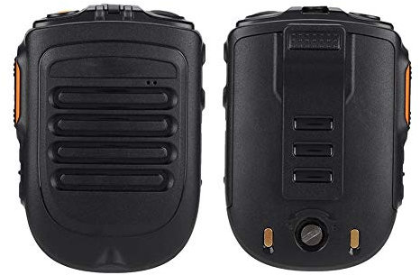Zello Walkie Talkie Micrófono de Altavoz de Mano inalámbrico Bluetooth, Micrófono de Mano PTT de Radio bidireccional con Conector de Auriculares Universal de 3,5 mm