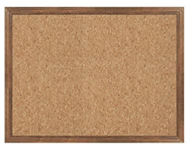 RENRUIRUI- Korktafel Gerahmte Pinnwand, Dekorative Hängende Pinnwand Für Wanddekoration, Memoboard Oder Vision Board Für Office Home School(Size:50X70CM)