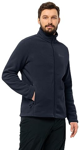 Jack Wolfskin Winterstein Fz M, Giacca in Pile Uomo, Blu Notte, 3XL