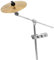 Toyvian Drum Kit Splash Becken Verlängerung Ständer Heavy Duty Aluminium Legierung Praxis Becken