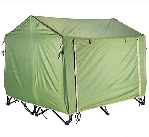 VejiA Outdoor-Rucksack-Zelt, automatisches Campingbett, 4-Jahreszeiten-Outdoor-Off-Ground-Zelt, zusammenklappbar für 2 Personen, Wandern, Winter, ANG
