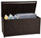 YITAHOME 430 L Groß Gartenbox Wasserdicht, Abschließbarem Outdoor Kissenbox Garten Auflagenbox Wetterfest Aufbewahrungsbox für Gartengeräten Poolzubehör Spielzeug, Braun, 125 x 56 x 61.5cm