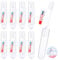 8 Stück Reisezahnbürste Set, Klappbar Reise Zahnbürste mit Zahnpasta, Mini Travel Toothbrush Zahnbürste für Kinder und Erwachsene für Unterwegs, Camping und Reisen