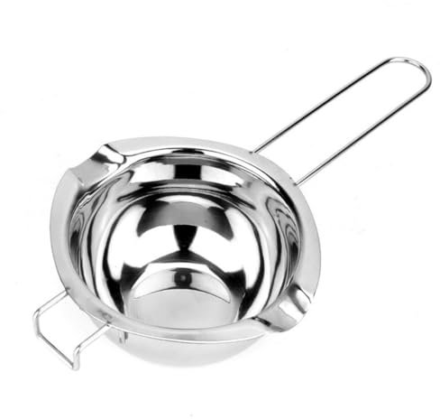 600 ML Chocolate Melting Pot 304 Stainless Steel - Double Boiler Melting Pot, Silicone Spatula and Dipping Tool for Melting Chocolate