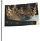 2x3 Fuß Flaggen, doppelseitige Flagge für den Außenbereich, Krone, Vintage-Buch, lustiges Willkommensbanner für Garten und Hof, für Zuhause, Garten, Hof, Rasen, Innen-/Außendekoration, Flaggen, Urlaub