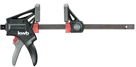 kwb 928915 Ferrule a leva a leva di serraggio e forza di diffusione, span 150 mm, profondità di serraggio 85 mm, per tenere premuto, morsetti, incollaggio u. Diffusione