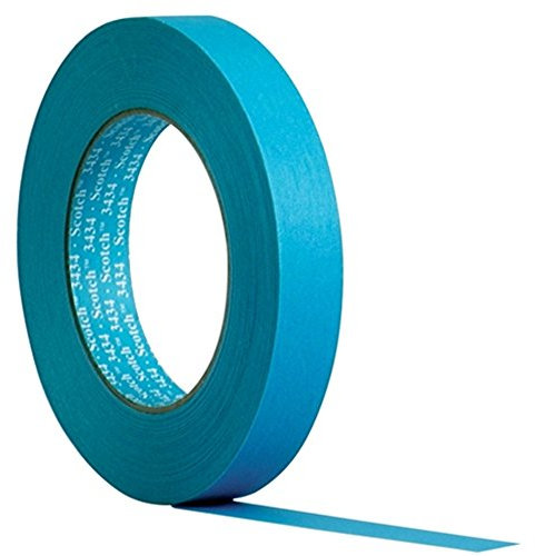 Scotch 3 m Impermeabile Nastro di Colore Blu - 25 mm x 50 m