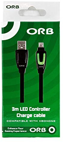 ORB 3 Metre LED Controller Charge and Play Cable Xbox One (xbox_one)