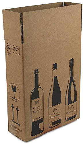 smartboxpro Flaschen-Versandkarton, f r 3 Flaschen