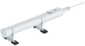 Hylite Slimline Ecoheater Tube Heater with Thermostat White 300mm 28W